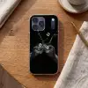 Whiskyglazen - Ijs - Spetters - Zwart Telefoonhoesje iPhone 17 Pro Max klein -sfeer1
