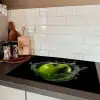 Appel - Groen - Fruit - Water - Zwart Inductie beschermer vinyl 3mm klein -sfeer3