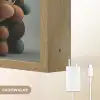 Teddybeer - Knuffel - Bruin - Design - Jongens - Meisjes Light Box met batterij (Wandlamp kind) middel -USP_websiteoplaadbaarNL