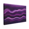 Lijnen - Golven - Paars - Abstract canvas 2cm klein -z3d