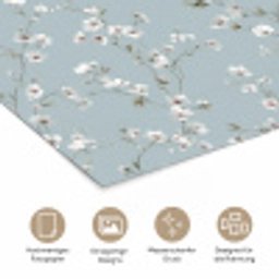 Klassiek - Bloemen - Blauw poster papier klein 62 -tcloseup_DE