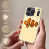 Vis - Oranje - Strepen Telefoonhoesje iPhone 17 Pro klein -sfeer3_NL