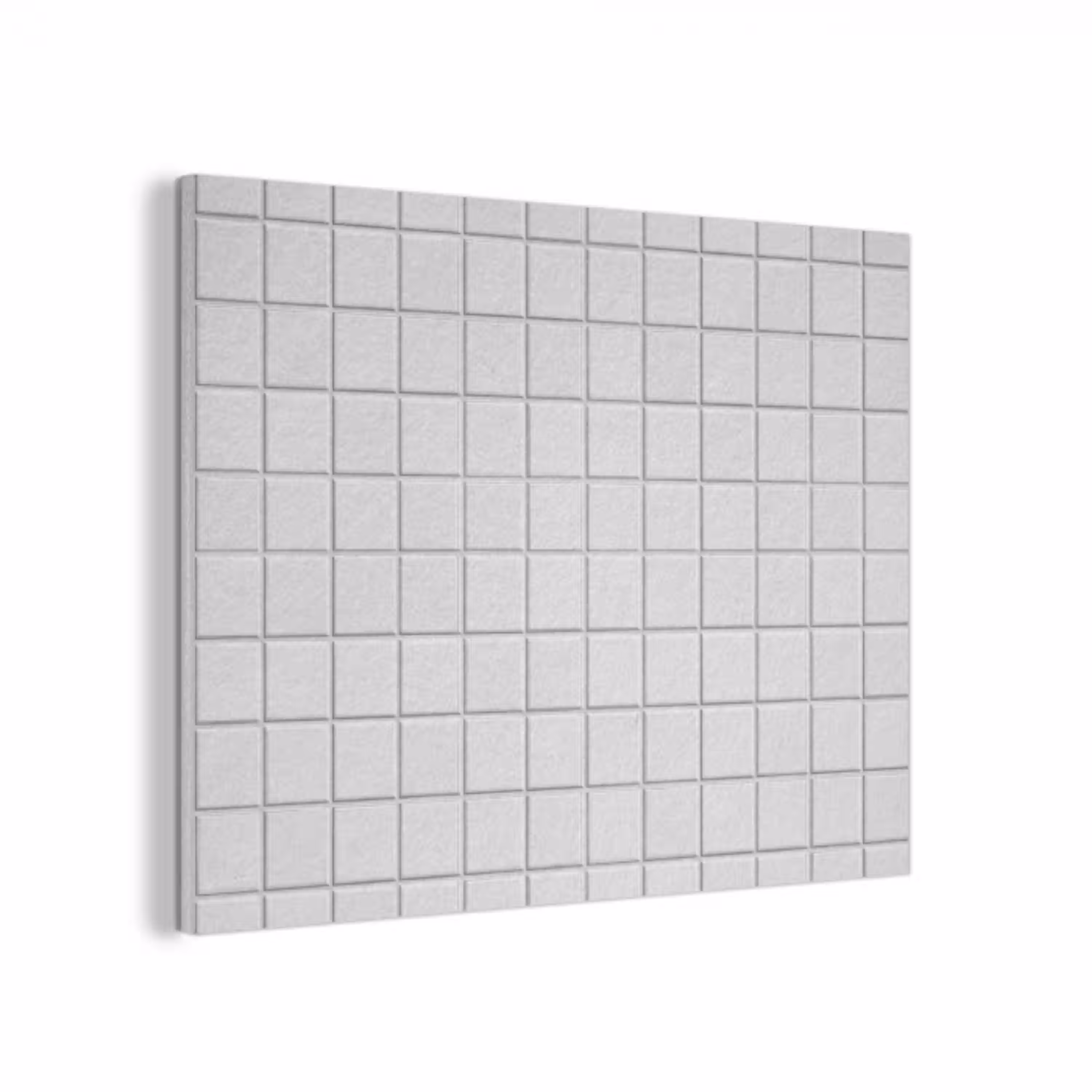 Patroon - Tegels - Grijs - Wit PET vilt klein 837 -3d