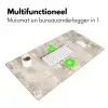 YOLO - Groen - Neon - Slangenprnt Muismat XXL klein -sfeer4