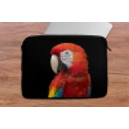 Ara - Portret - Rood laptophoes neopreen klein -tafel