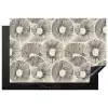 Cirkels - Patroon - Zwart Inductie beschermer vinyl 3mm klein 276 -3d