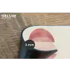 Minimalistisch - Cirkels - Roze Placemat vinyl groot -closeup
