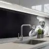 Chef - Spaghetti - Pasta keuken achterwand 2 middel -3d_schuin