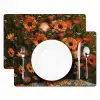 Vrouwen - Bloemen - Modern - Bril - Abstract Placemat vinyl groot -zzsfeer2_Kitchenyeah-website