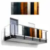 Hout - Planken - Donker - Warm Balkonbeschermer Duitsland klein -3d