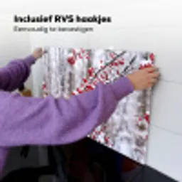 Bessen - Takken - Sneeuw - Winter - Kleurrijk Inductie beschemer met haakjes klein -ky-ophangen-nl
