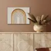Minimalistisch - Boog - Lijnen - Beige PET vilt klein -sfeer4