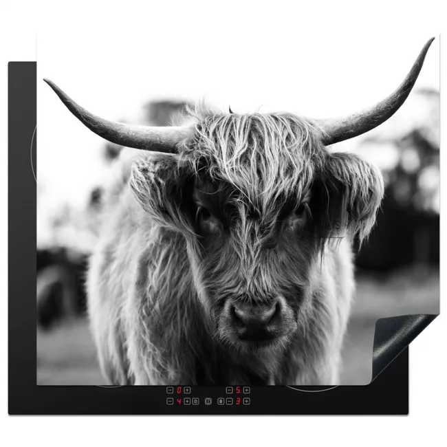 Contrasten van de Hooglanden Inductie beschermer vinyl 3mm middel -3d