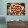 Pizza - Hart - Pepperoni - Tomaat canvas 2cm klein -sfeer4