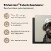 Kokskleding - Zwart - Hondje Inductie beschermer vinyl 3mm middel -zzzzzzusp-haakje_NL