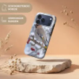 Pestvogel - Bessen - Winter - Natuur Toughcase MagSafe Apple iPhone 17 Pro Max klein -USP_RandenV_NL