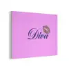 Diva - Lip - Panterprint - Roze PET vilt klein -3d