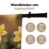 Bloemen - Geel - Wazig Wandkleed katoen klein -sfeer2