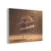Taart - Chocolade - Eten - Brownie PET vilt klein -3d