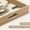 Abstract - Patroon - Bogen Dienblad Rechthoek middel 911 -USP_HandgreepNL