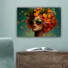Vrouw - Sinaasappel - Bessen - Oranje canvas 2cm klein -sfeer4