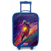 Crossmotor - Neonkleuren - Lijnen - Helm Kinderkoffer - Blauw klein -zz3dotto