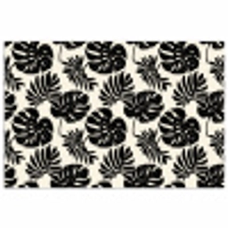 Modern - Monstera - Zwart poster papier klein 62 -3d