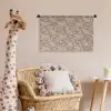Oosters - Bloemen - Beige - Grijs Wandkleed katoen klein 269 -wsfeer5_kind