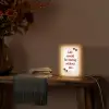 Quote - Tekstballon - Hartjes Light Box met kabel (Wandlamp) klein -sfeer4