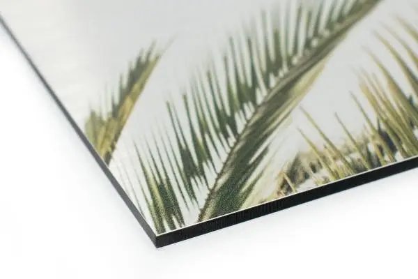 Close-up Geborsteld Aluminium