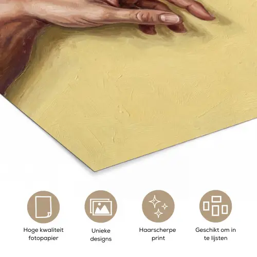 Klassiek - Kunst - Humor poster papier klein -closeup_NL