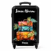 Stapel Koffers als Street Art NBS - Handbagage koffer - Kinderen Unisex middel -productfoto_recht