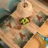 Kerstgnome - Konijntjes - Kleurrijk Placemat vinyl groot -zzsfeer5_Kitchenyeah-website