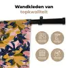 Zomer - Vlinder - Roze - Geel Wandkleed katoen klein 269 -sfeer2