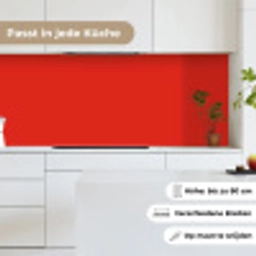 Rood - Kleur - Effen keuken achterwand 2 middel 871 -sfeer4_DE