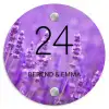 Lavendel - Klassiek Naambord Rond klein -3d