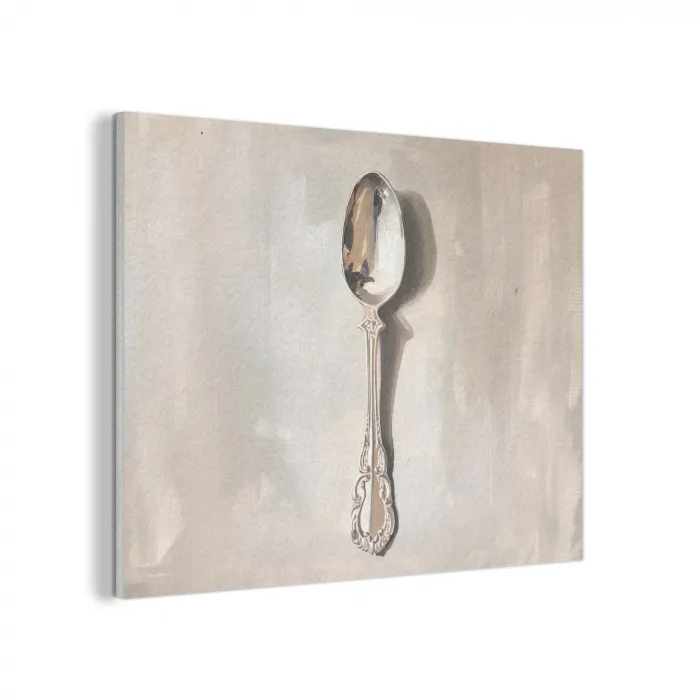 Lepel - Verf - Zilver PET vilt klein -3d
