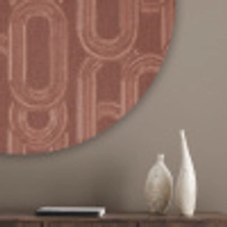 Abstract - Textuur - Bruin Akoestische PET Vilt - Rond klein 838 -sfeer5_closeup