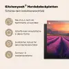 Lavendelveld - Zonsondergang - Paars Inductie beschermer vinyl 3mm middel -zzzzzzusp-haakje_DE