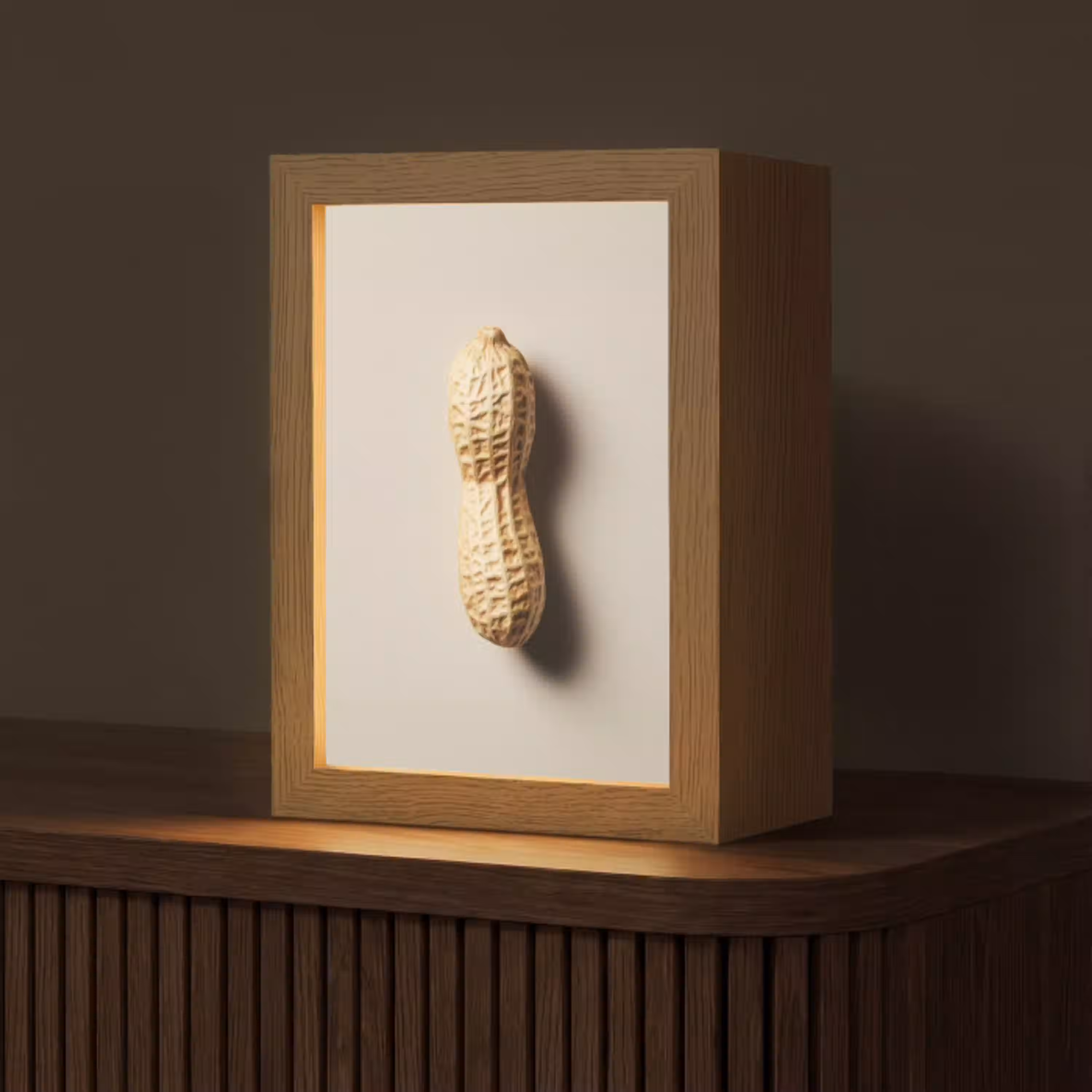 Pinda - Ruw - Beige Light Box met kabel (Tafellamp) klein -z3d_website