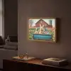 Konijn - Boerderij - Eieren Light Box met batterij (Wandlamp) middel -sfeer1