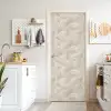 Lijnen - Waaier - Beige deurposter klein 289 -sfeer5
