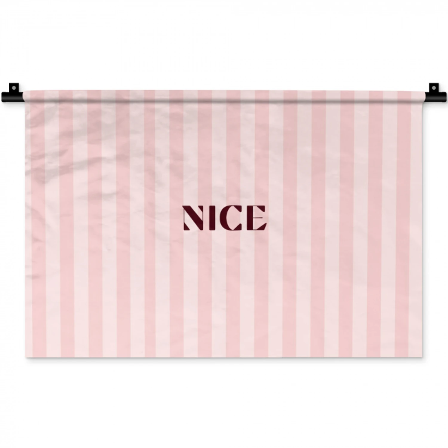 Nice - Strepen - Roze Wandkleed katoen klein -zz3d