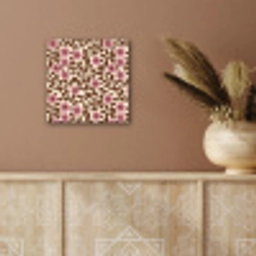Bloemen - Bladeren - Kleurrijk aluminium wit klein 46 -sfeer4