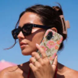 Pioenrozen - Patroon - Roze Toughcase MagSafe Apple iPhone 17 klein 1017 -Sfeer2V