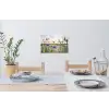 Bloemen - Zomer - Korenbloem - Blauw - Zon - Wolken Muursticker klein -eettafel
