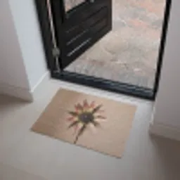 Droogbloem - Protea - Vintage - Beige - Rustiek Deurmat klein -sfeer5