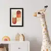 Bogen - Beige - Vormen fotolijst zwart zonder passe partout klein -usfeer4_kinderkamer