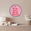 Roze - Zon - Quote Fotolijst rond zonder passe partout klein -sfeer3
