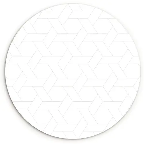 Grafisch - Patroon - Modern - Fijnstijl Wandcirkel plexiglas klein 852 -3d